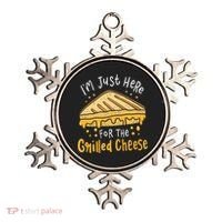 Grilled Cheese Funny Gift I'm Just Here For The Grilled Cheese Cool Gift Ornament thumb 0