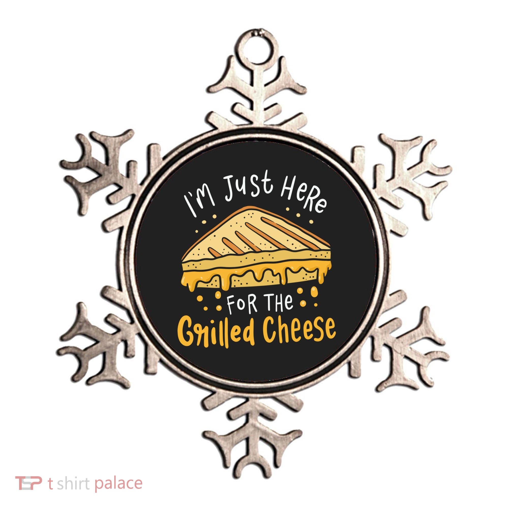 Grilled Cheese Funny Gift I'm Just Here For The Grilled Cheese Cool Gift Ornament