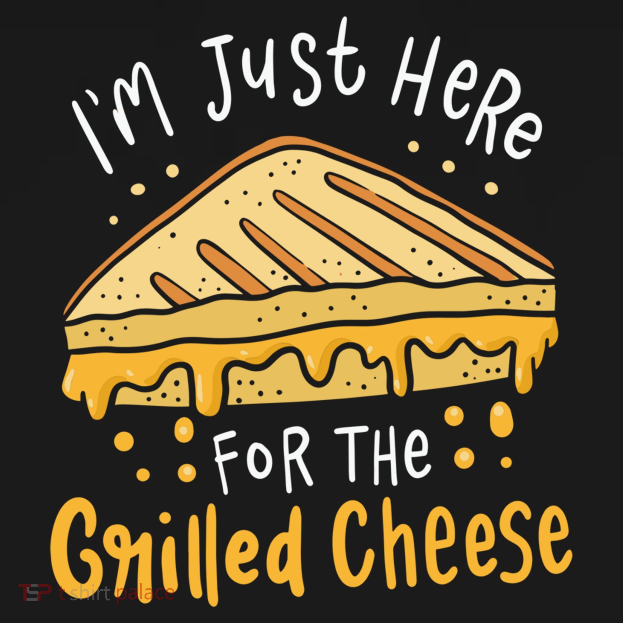 Grilled Cheese Funny Gift I'm Just Here For The Grilled Cheese Cool Gift Ornament