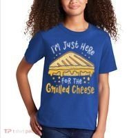 Grilled Cheese Funny Gift I'm Just Here For The Grilled Cheese Cool Gift Kids T-Shirt thumb 2