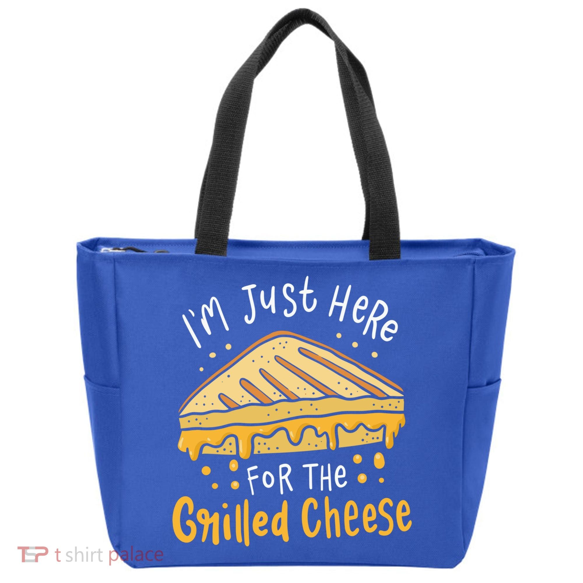 Grilled Cheese Funny Gift I'm Just Here For The Grilled Cheese Cool Gift Tote Bag