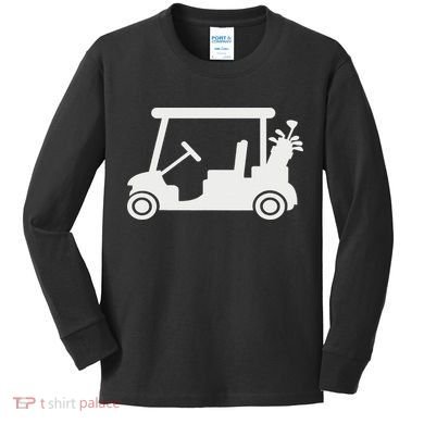 Golf Cart Kids Long Sleeve Shirt