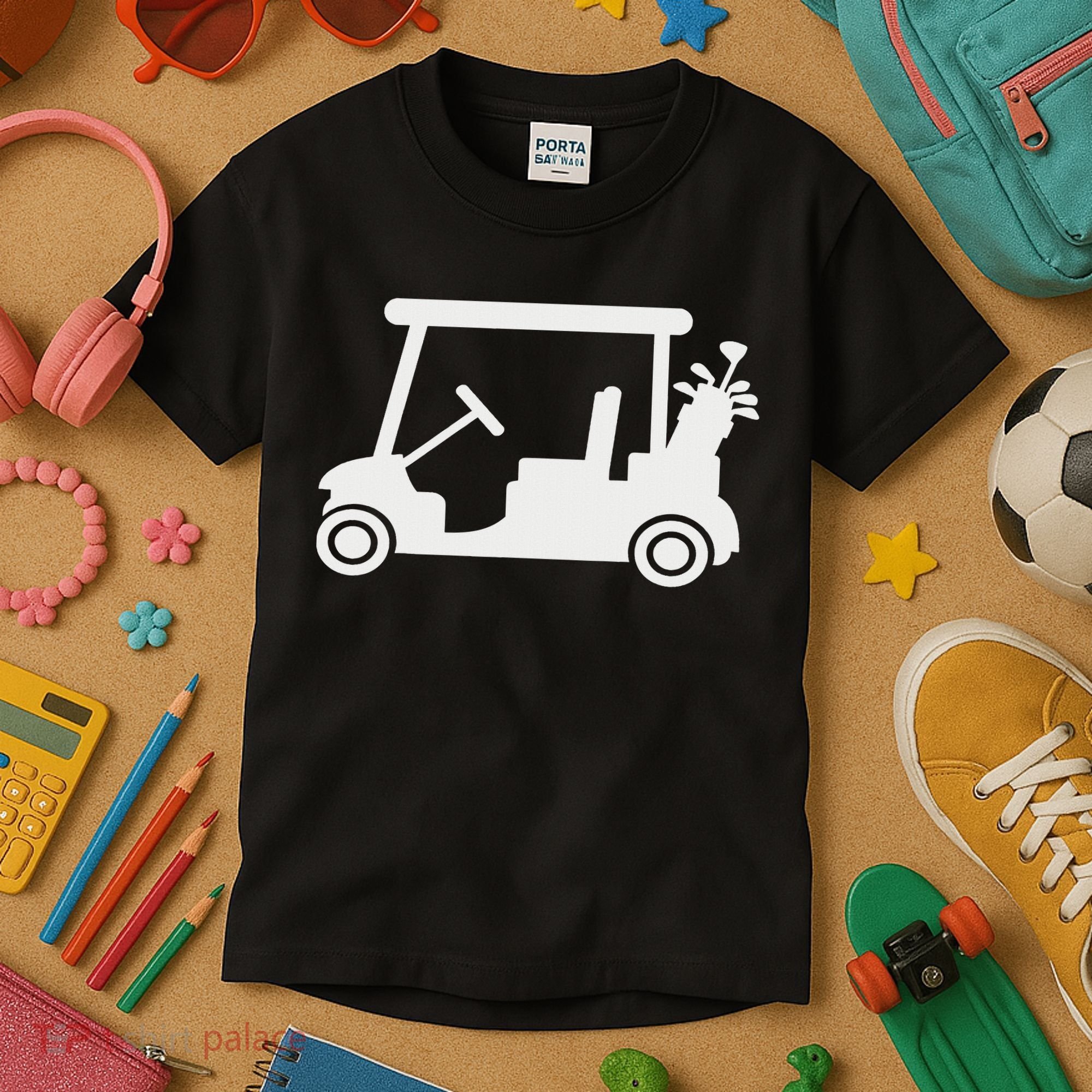 Golf Cart Kids T-Shirt