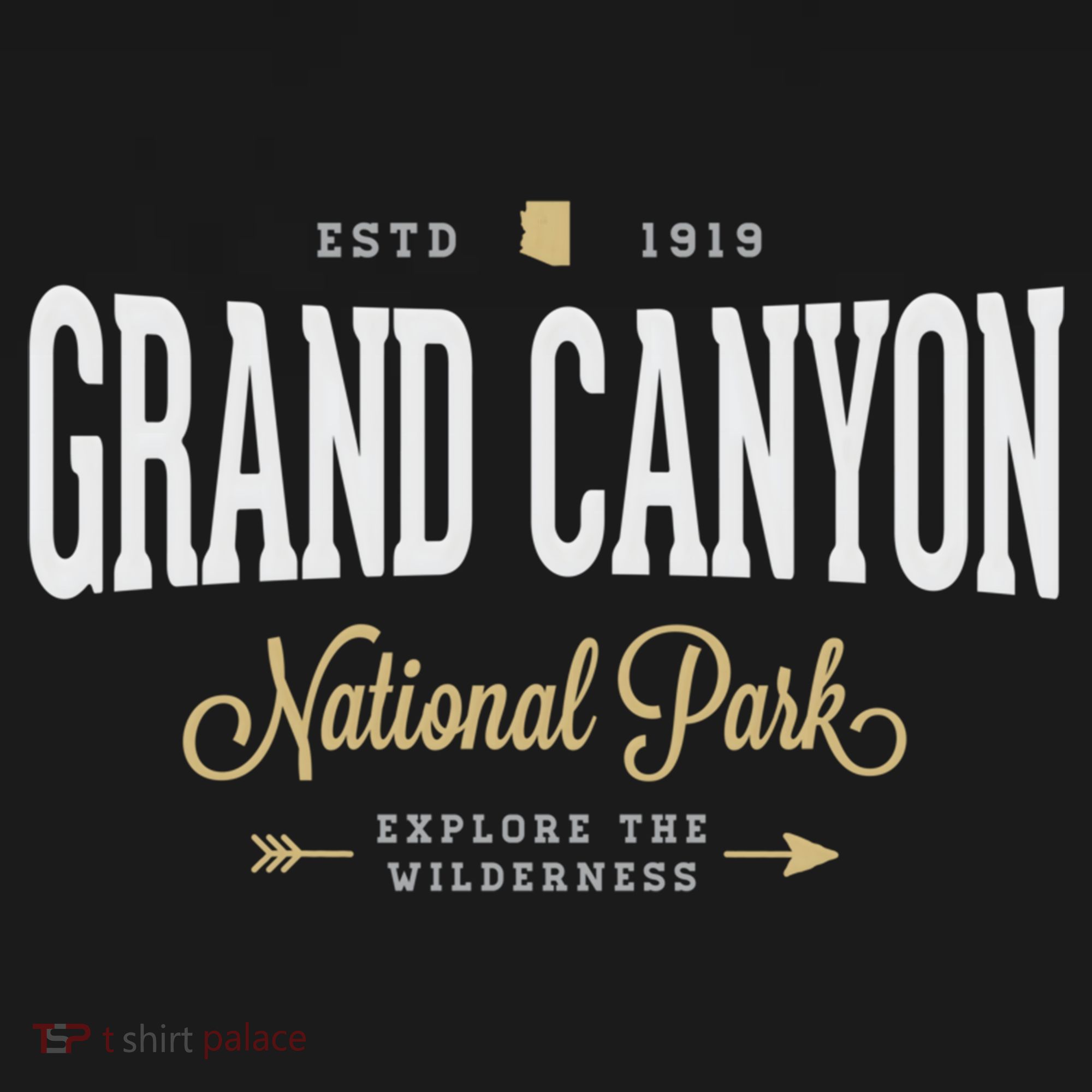 Grand Canyon Gift Grand Canyon National Park Gift Us USA-Made Doggie Bandana