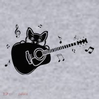 Guitarist Cat Guitar Music Lover Women's Sweatshirt thumb 2