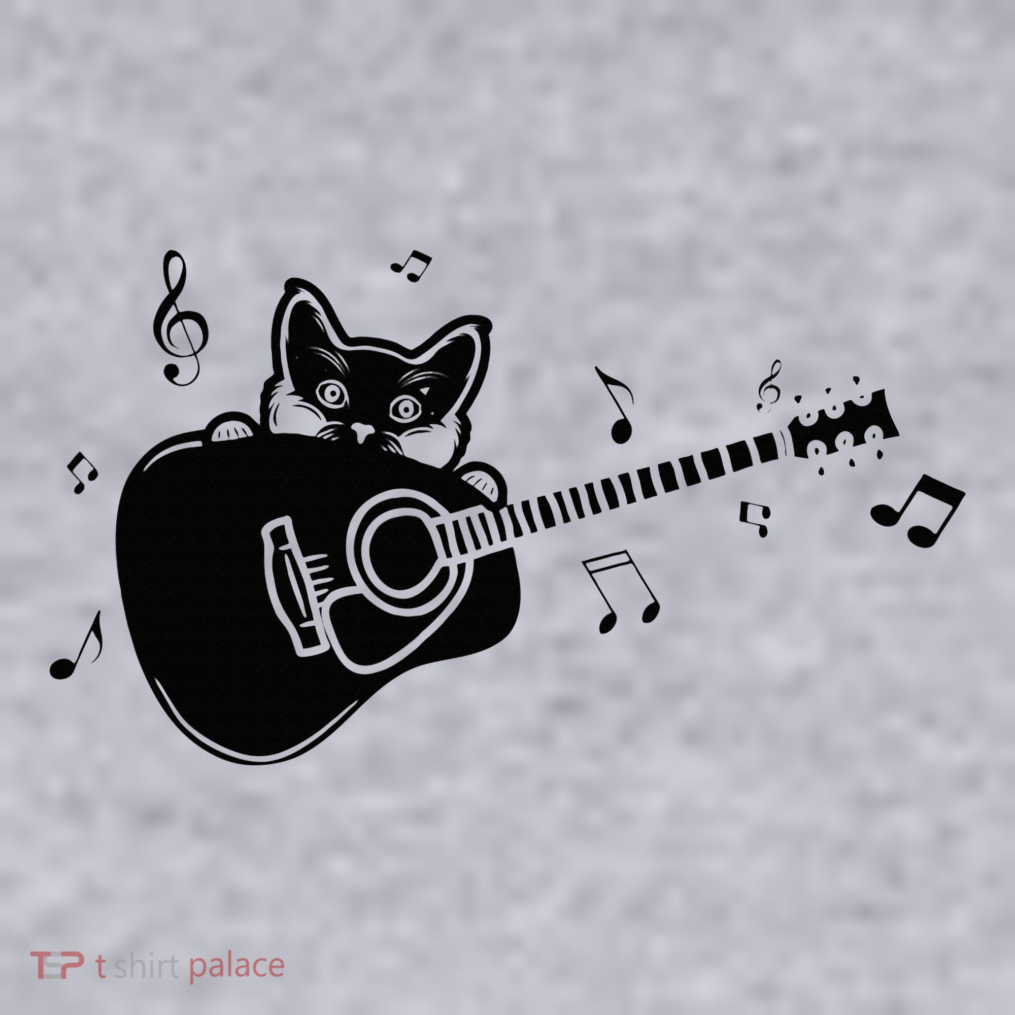 Guitarist Cat Guitar Music Lover Women's Sweatshirt