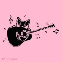 Guitarist Cat Guitar Music Lover Coaster thumb 2