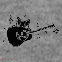 Guitarist Cat Guitar Music Lover Toddler Hoodie thumb 2