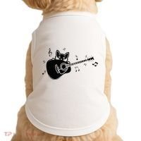 Guitarist Cat Guitar Music Lover Doggie Tank thumb 0