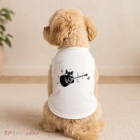 Guitarist Cat Guitar Music Lover Doggie Tank thumb 2