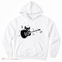 Guitarist Cat Guitar Music Lover Hoodie thumb 0