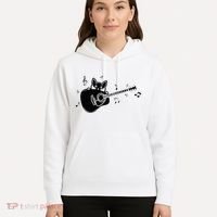 Guitarist Cat Guitar Music Lover Hoodie thumb 5