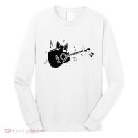 Guitarist Cat Guitar Music Lover Long Sleeve Shirt thumb 0