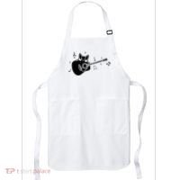 Guitarist Cat Guitar Music Lover Apron thumb 0