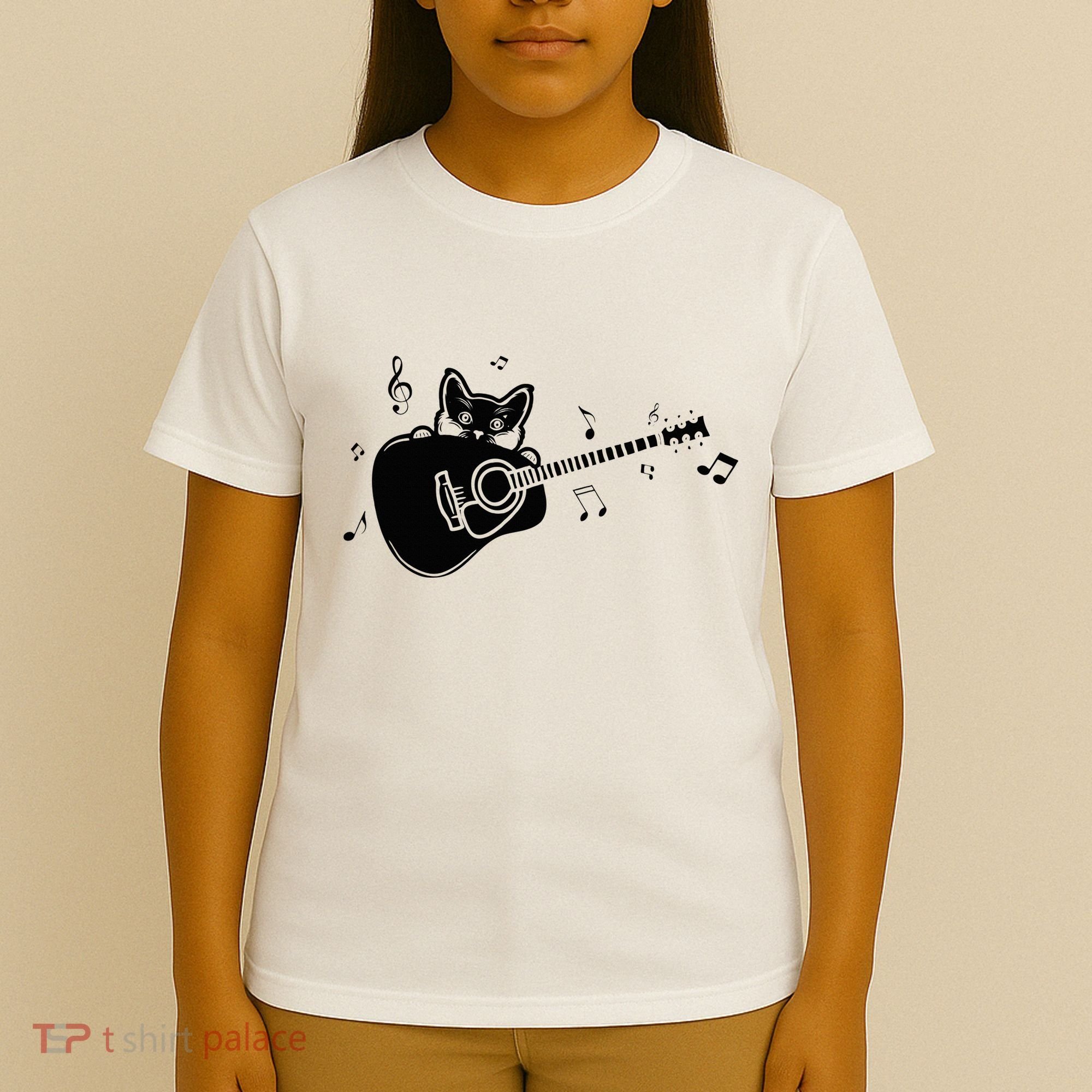 Guitarist Cat Guitar Music Lover T-Shirt