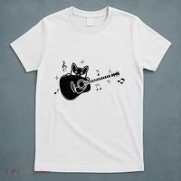 Guitarist Cat Guitar Music Lover T-Shirt thumb 5