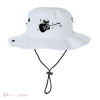Guitarist Cat Guitar Music Lover Bucket Hat thumb 0