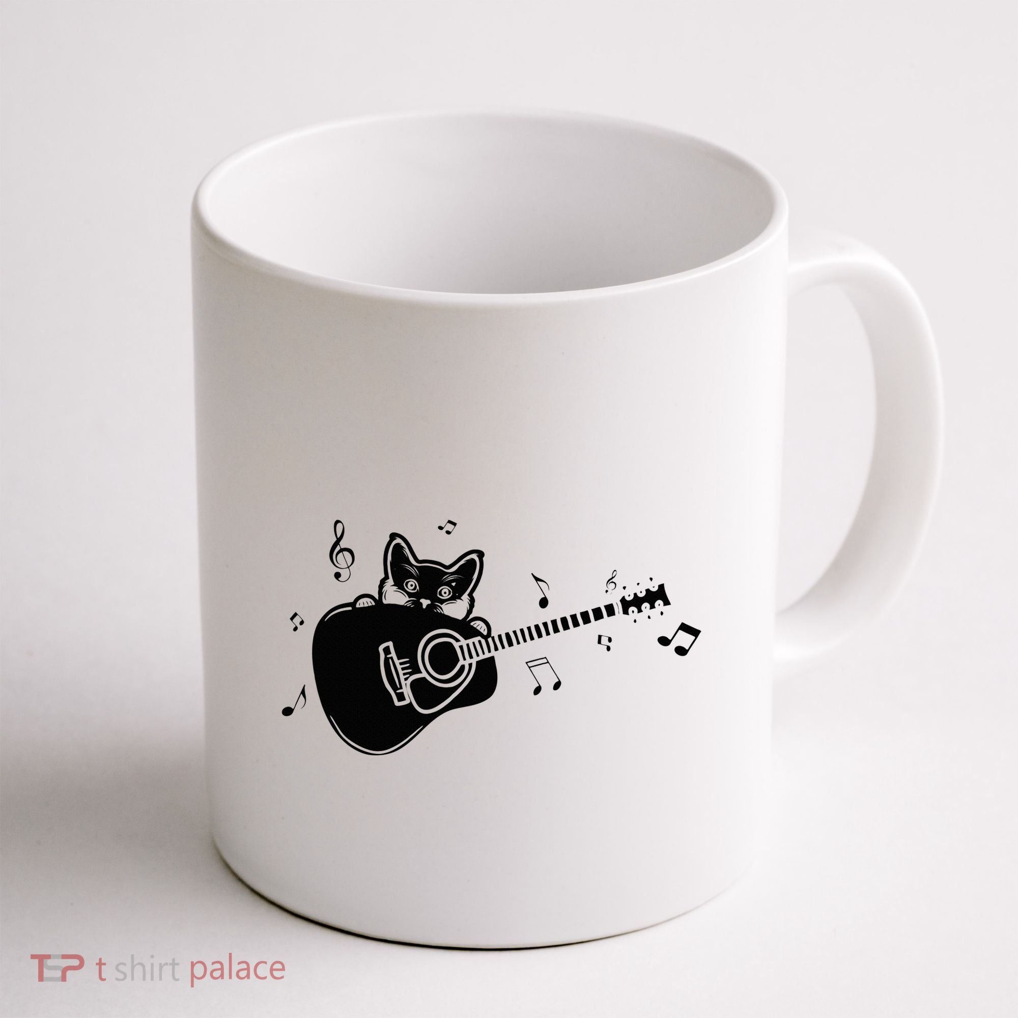 Guitarist Cat Guitar Music Lover Coffee Mug