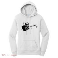 Guitarist Cat Guitar Music Lover Women's Hoodie thumb 0