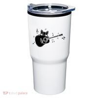 Guitarist Cat Guitar Music Lover Tumbler thumb 0