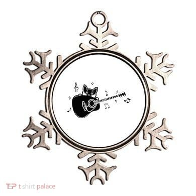 Guitarist Cat Guitar Music Lover Ornament