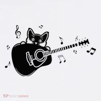 Guitarist Cat Guitar Music Lover Baby Bodysuit thumb 2