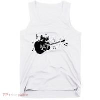 Guitarist Cat Guitar Music Lover Tank Top thumb 0