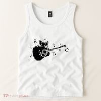 Guitarist Cat Guitar Music Lover Tank Top thumb 2