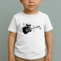 Guitarist Cat Guitar Music Lover Toddler T-Shirt thumb 2