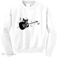 Guitarist Cat Guitar Music Lover Kids Sweatshirt thumb 0