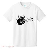 Guitarist Cat Guitar Music Lover Kids T-Shirt thumb 0