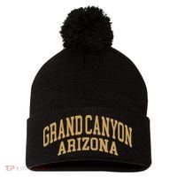 Grand Canyon Pom Pom 12in Knit Beanie thumb 0