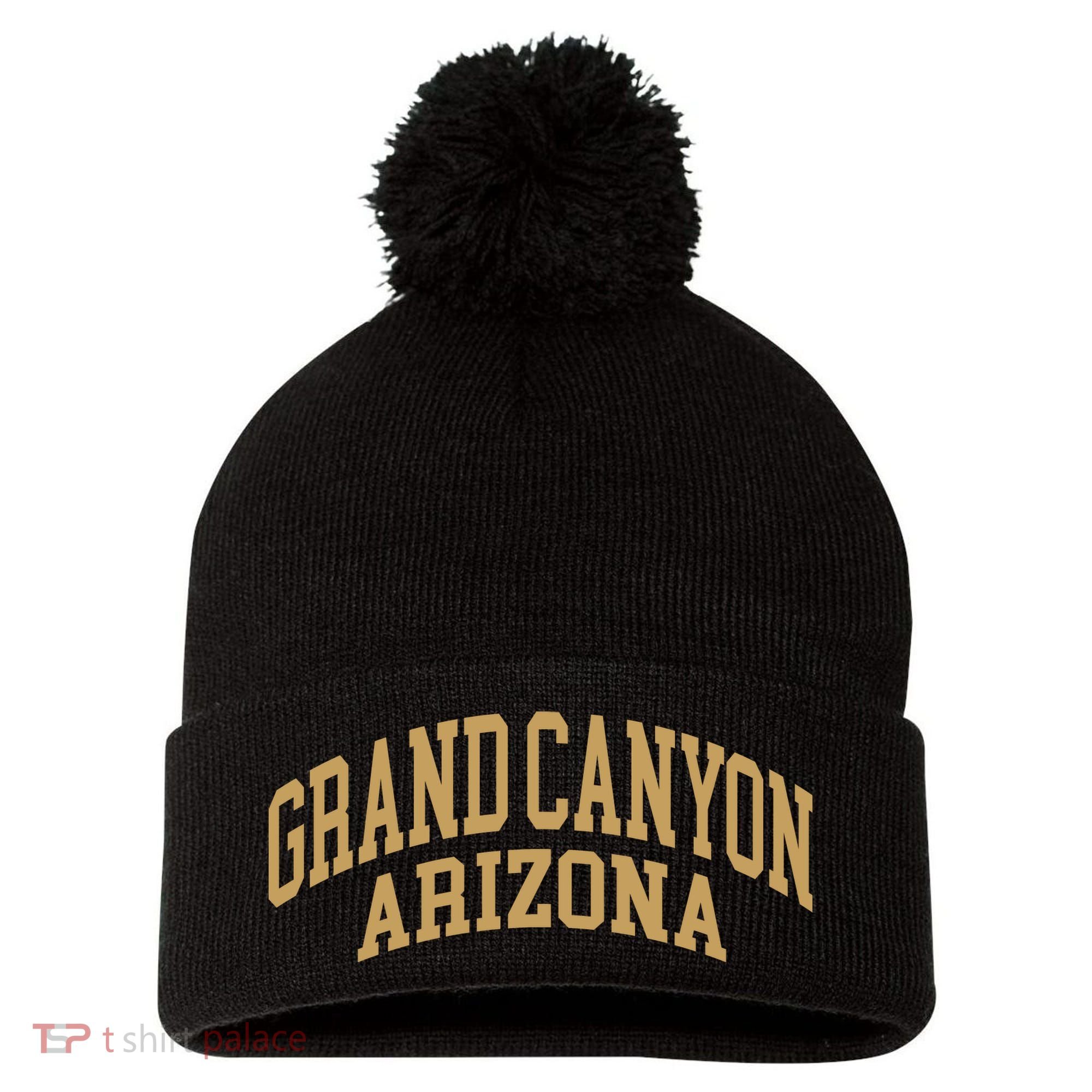 Grand Canyon Pom Pom 12in Knit Beanie