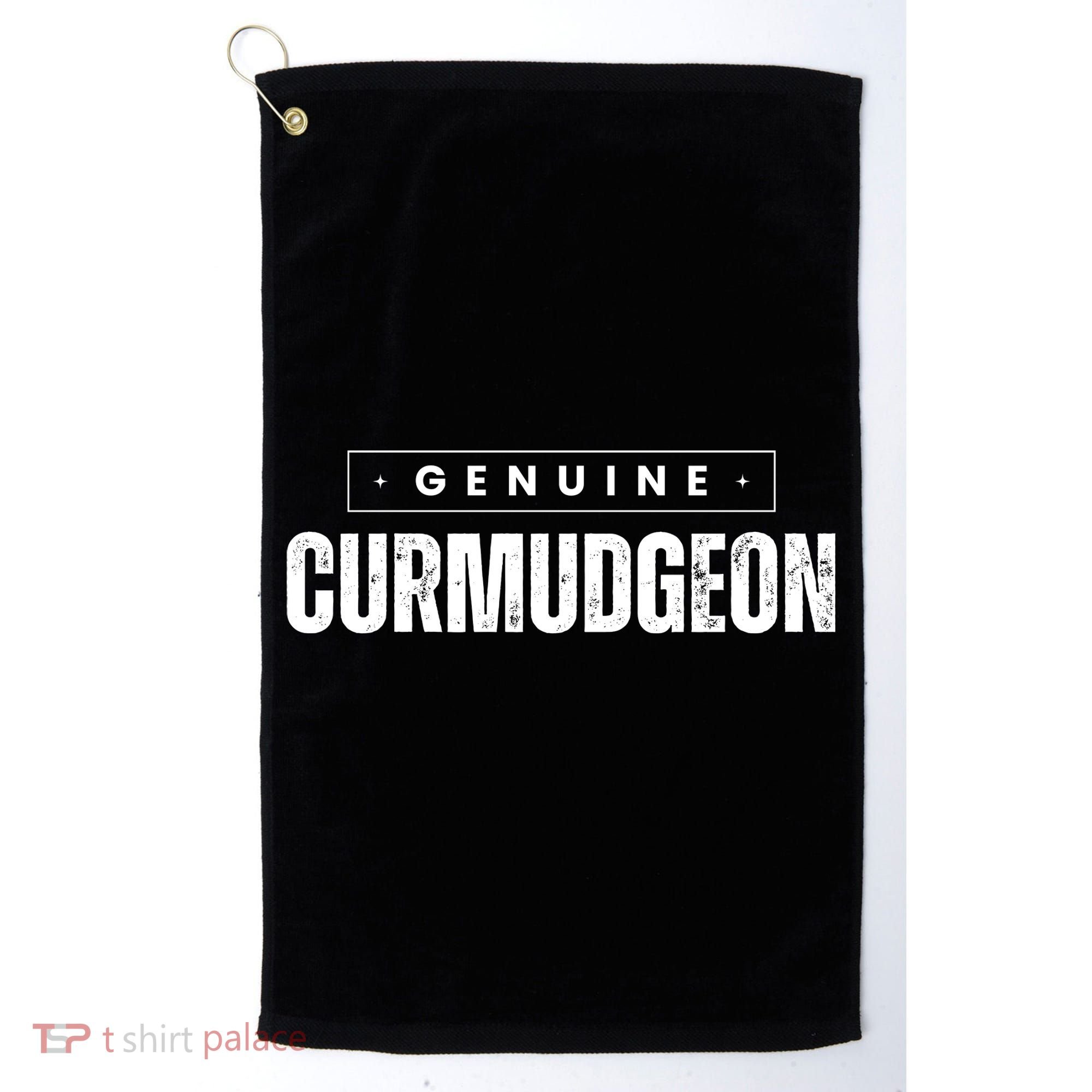 Genuine Curmudgeon Golf Towel
