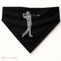 Golf Club Golfer Golfing USA-Made Doggie Bandana thumb 0