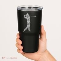 Golf Club Golfer Golfing Tumbler thumb 2
