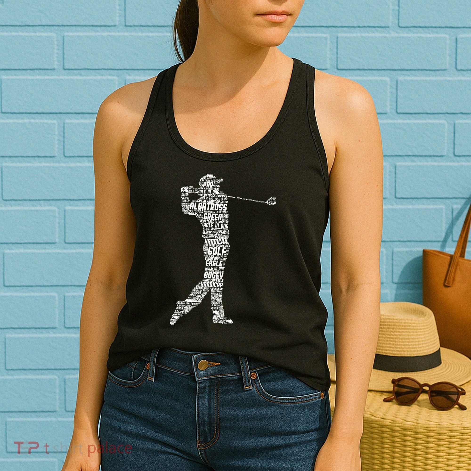 Golf Club Golfer Golfing Women's Tank Top