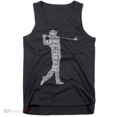 Golf Club Golfer Golfing Tank Top