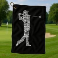 Golf Club Golfer Golfing Golf Towel thumb 1