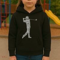 Golf Club Golfer Golfing Kids Hoodie thumb 3
