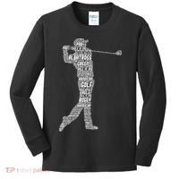 Golf Club Golfer Golfing Kids Long Sleeve Shirt thumb 0