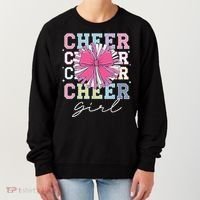 Groovy Cheer Girl Coquette Bow Cheerleading Women's Sweatshirt thumb 0