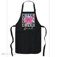 Groovy Cheer Girl Coquette Bow Cheerleading Apron thumb 0