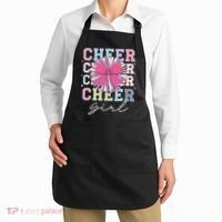 Groovy Cheer Girl Coquette Bow Cheerleading Apron thumb 2