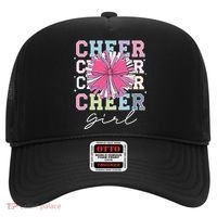 Groovy Cheer Girl Coquette Bow Cheerleading Hat thumb 0