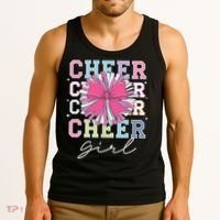 Groovy Cheer Girl Coquette Bow Cheerleading Tank Top thumb 3