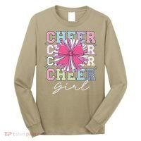Groovy Cheer Girl Coquette Bow Cheerleading Long Sleeve Shirt thumb 0