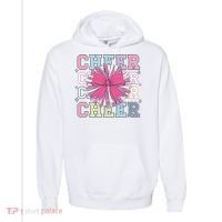 Groovy Cheer Girl Coquette Bow Cheerleading Comfort Colors Garment-Dyed Hooded Sweatshirt thumb 0