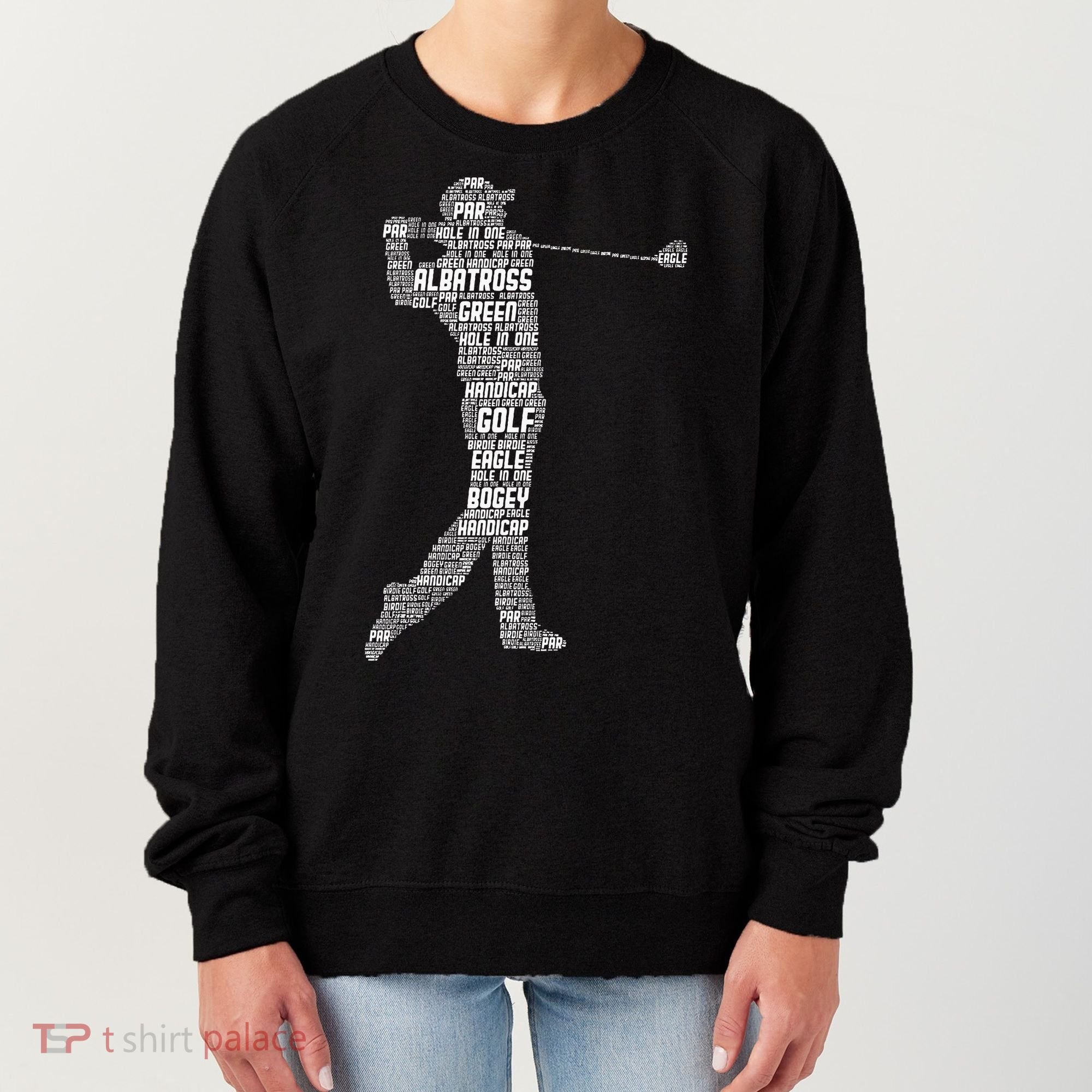 Golf Club Golfer Golfing Women's Sweatshirt