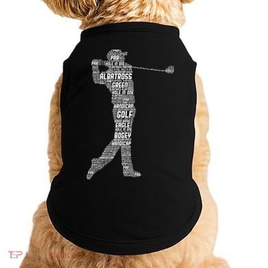 Golf Club Golfer Golfing Doggie Tank